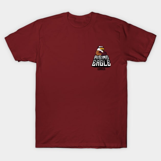 Rising Eagle Comics- Brand Logo T-Shirt by RisingEagleComics